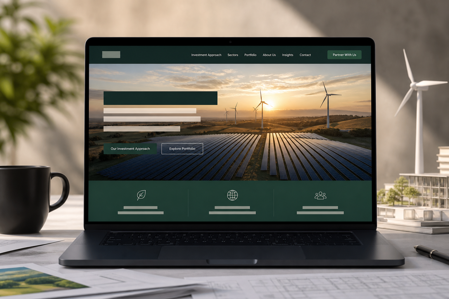 Poglądowa prezentacja strony Elbrus Green Energy