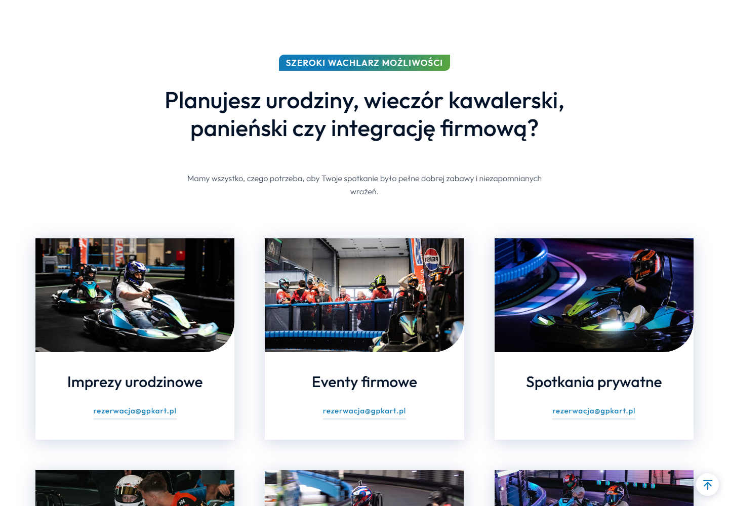Karty oferty GP Kart dla różnych okazji