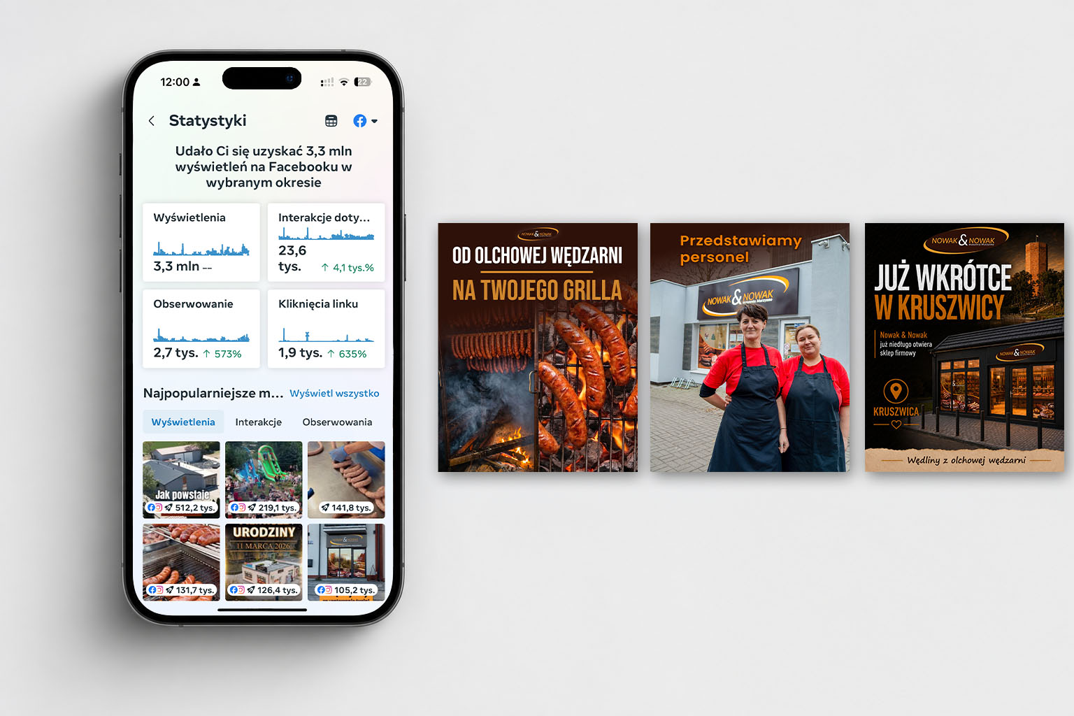 Social media Nowak & Nowak — telefon i posty